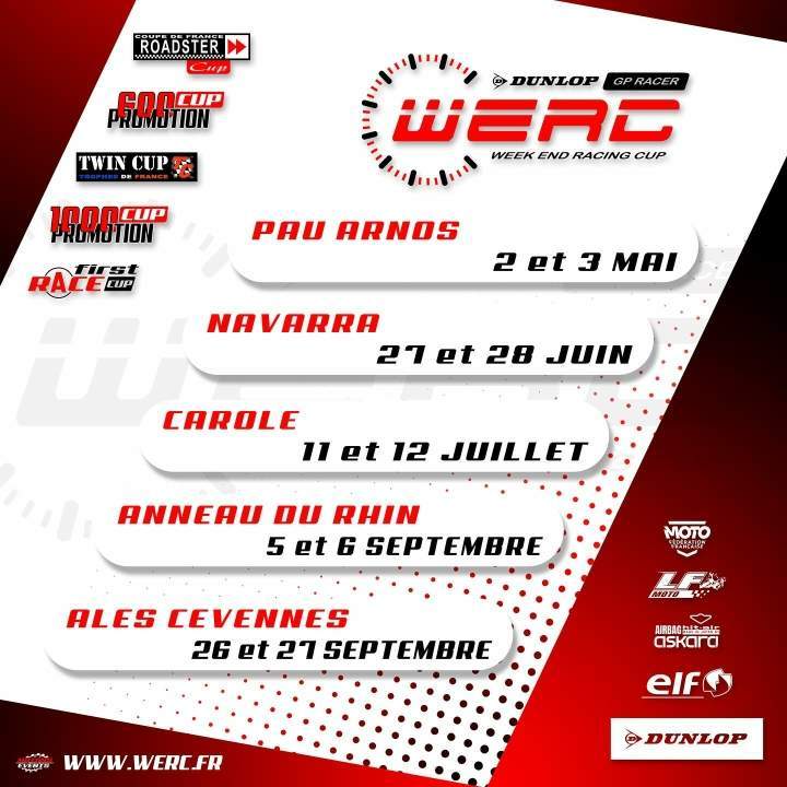 calendrier werc 2026